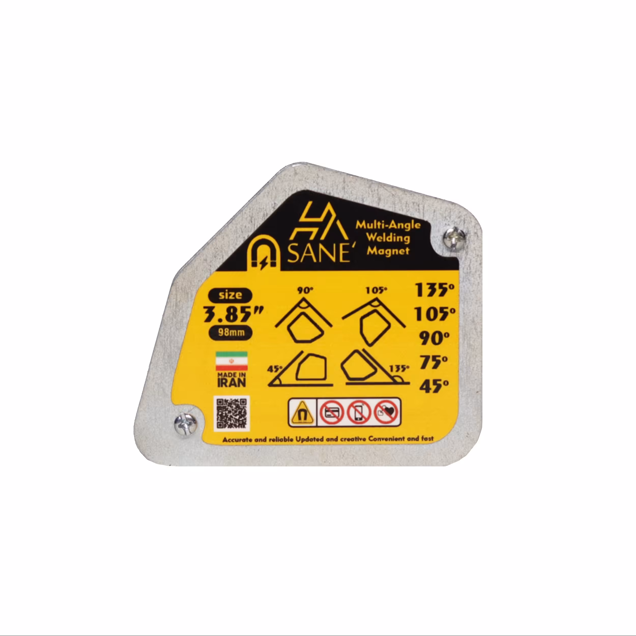 گونیا  مگنت جوشکاری صانع پنج ضلعی 3.85 اینچ