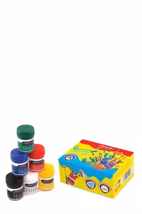 گواش 6 رنگ جعبه مقوایی 4027 آریا