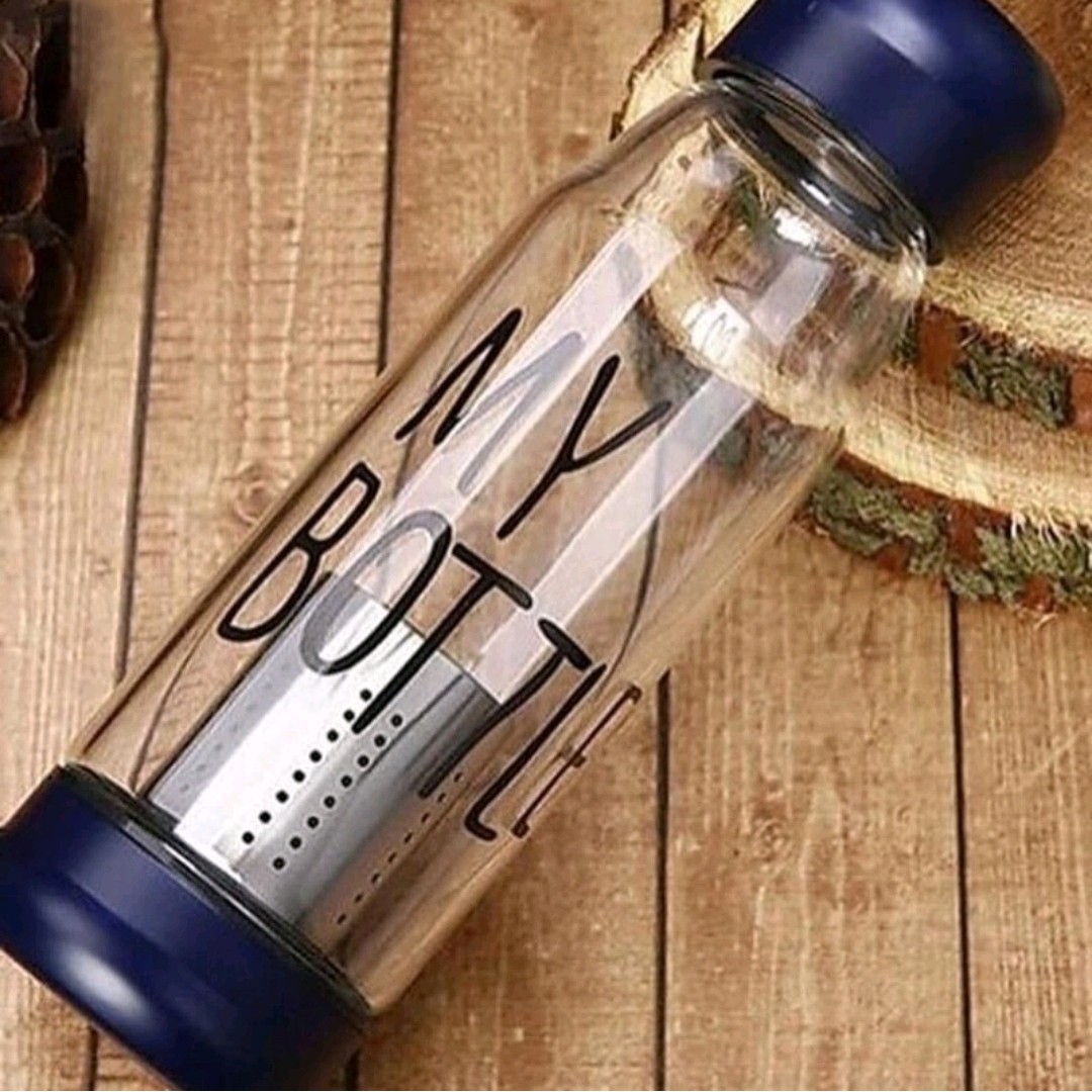بطری دمنوش کاوردار کد my bottle رنگ سرمه ای