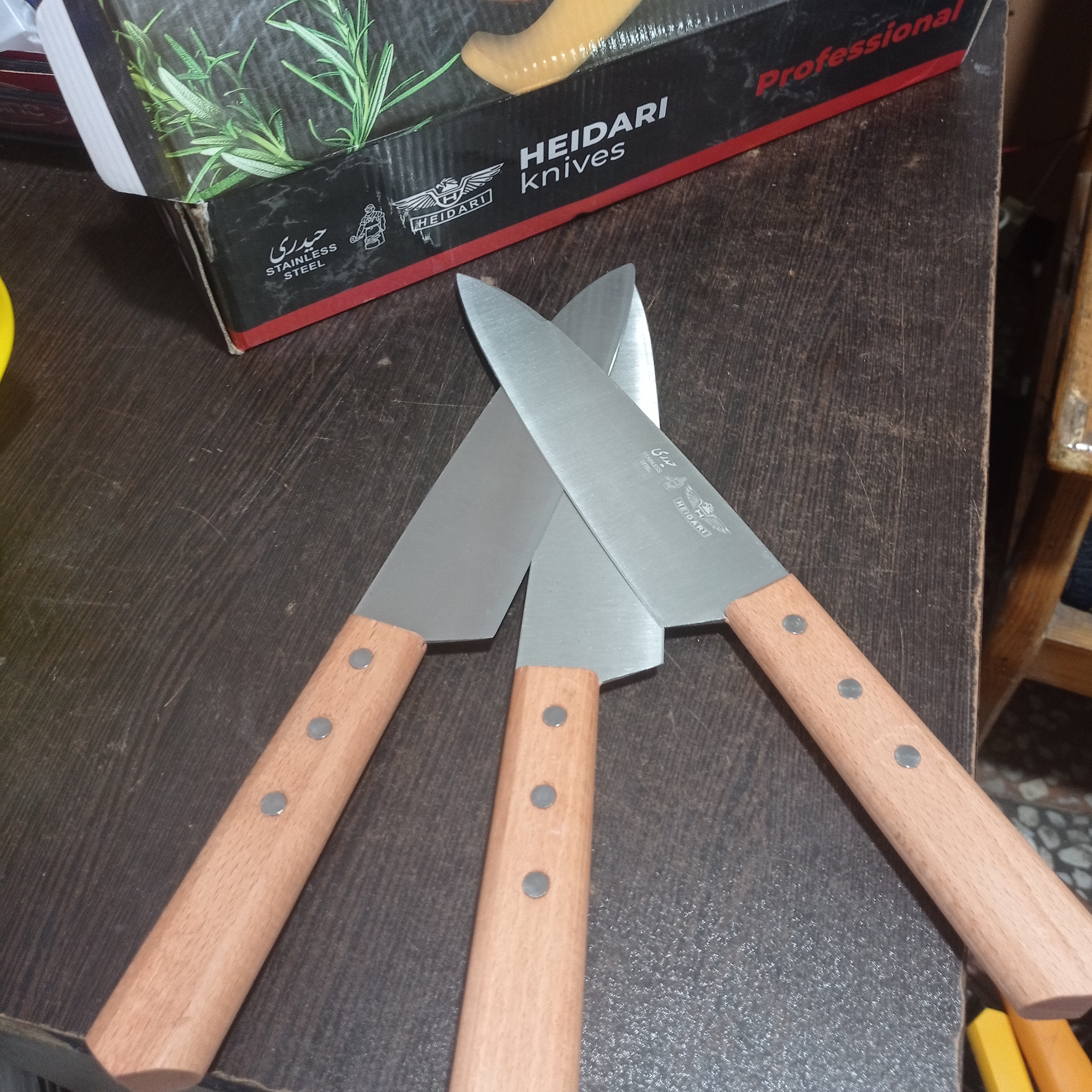 چاقوی حیدره دسته چوبی سایز4