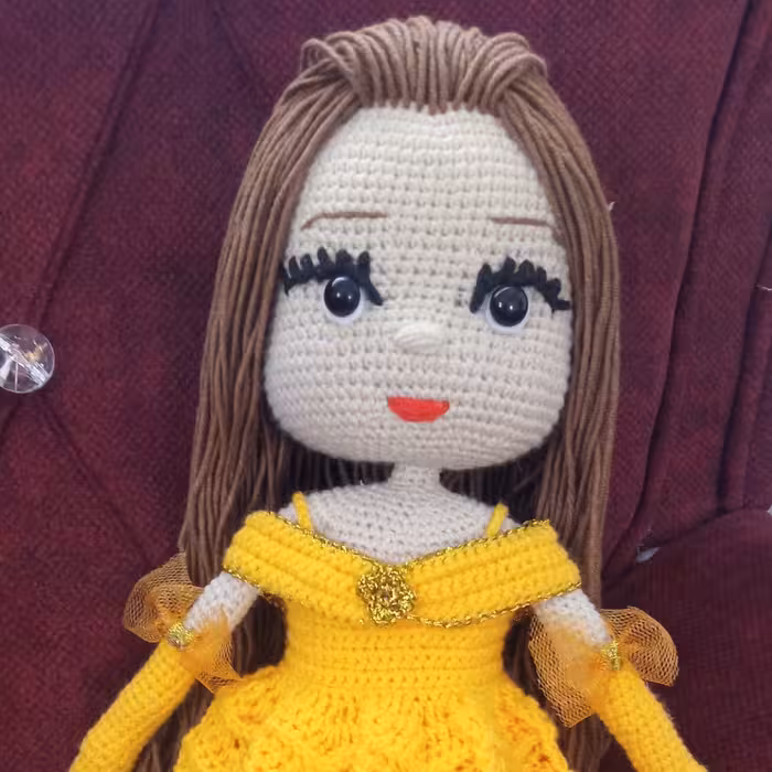 عروسک بافتنی پرنسس (پس کرایه)