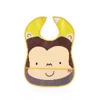 پیشبند 3  ماه نابی NUBY طرح میمون