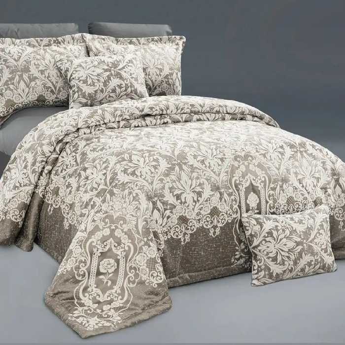 روتختی مخمل پنلی ترک دونفره درجه یک 8 تیکه طرح جدید ویکتوریا...