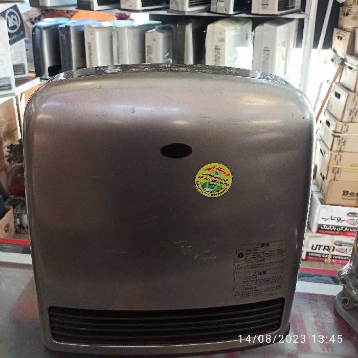 بخاری گازی برقی ژاپنی بدون دودکش قدرت 3500 تسویه هوا دار با ترانس