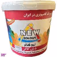 رنگ اکریلیک مشکی مات نیوکالر وزن 1 کیلوگرم