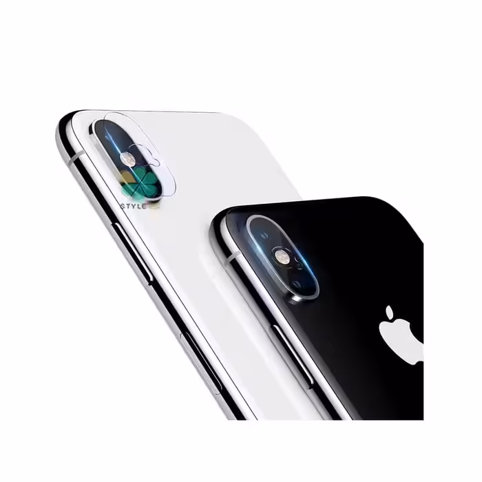 گلس لنز دوربین نیلکین گوشی آیفون iPhone XS / X مدل Invisifilm - پک دوتایی