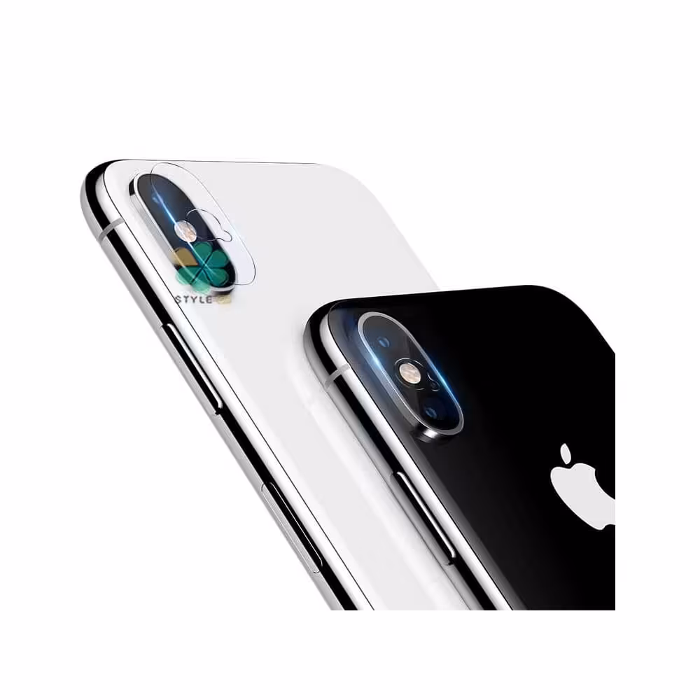 گلس لنز دوربین نیلکین گوشی آیفون iPhone XS / X مدل Invisifilm - پک دوتایی