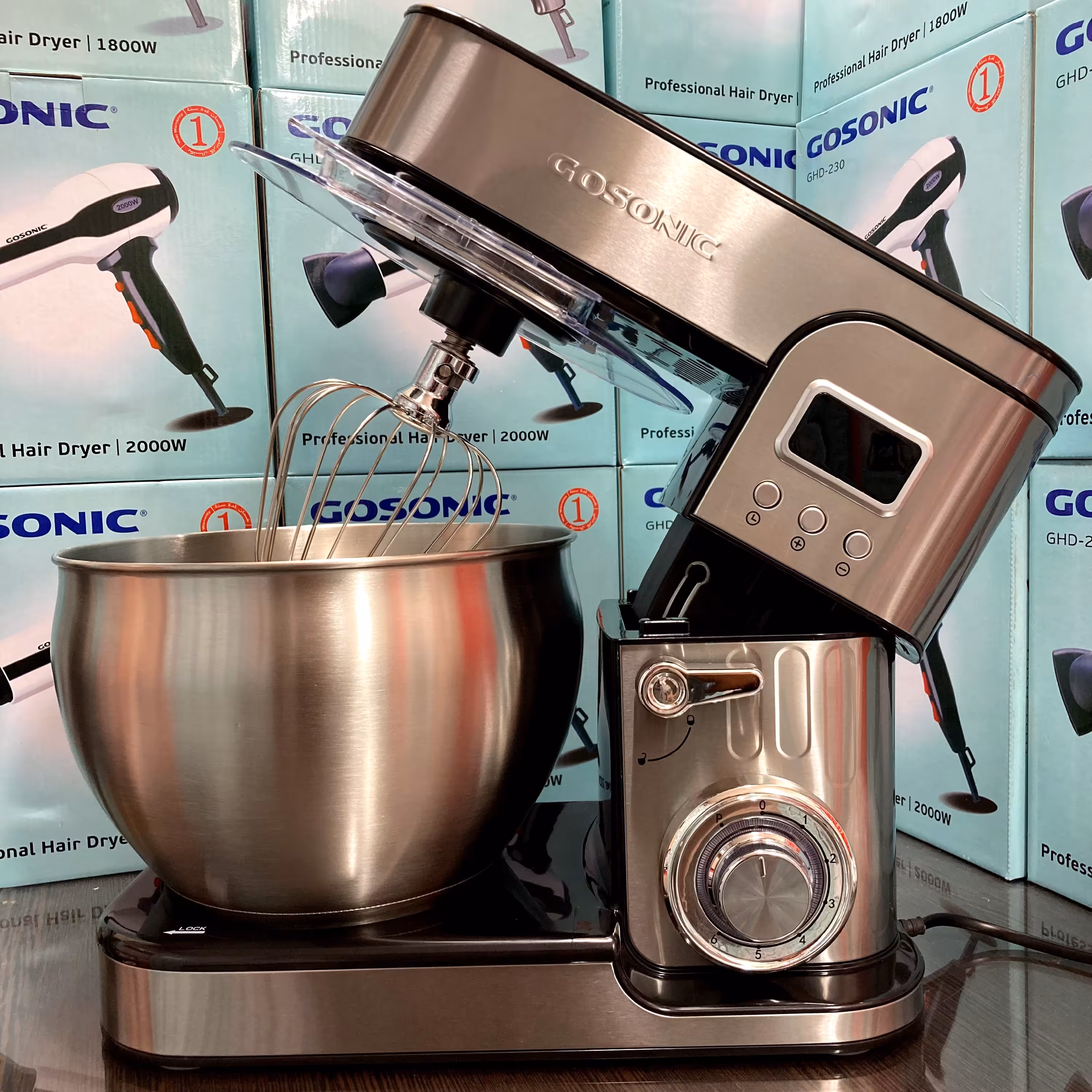 همزن 7 لیتری گاسونیک مدل 607 - 1300 وات