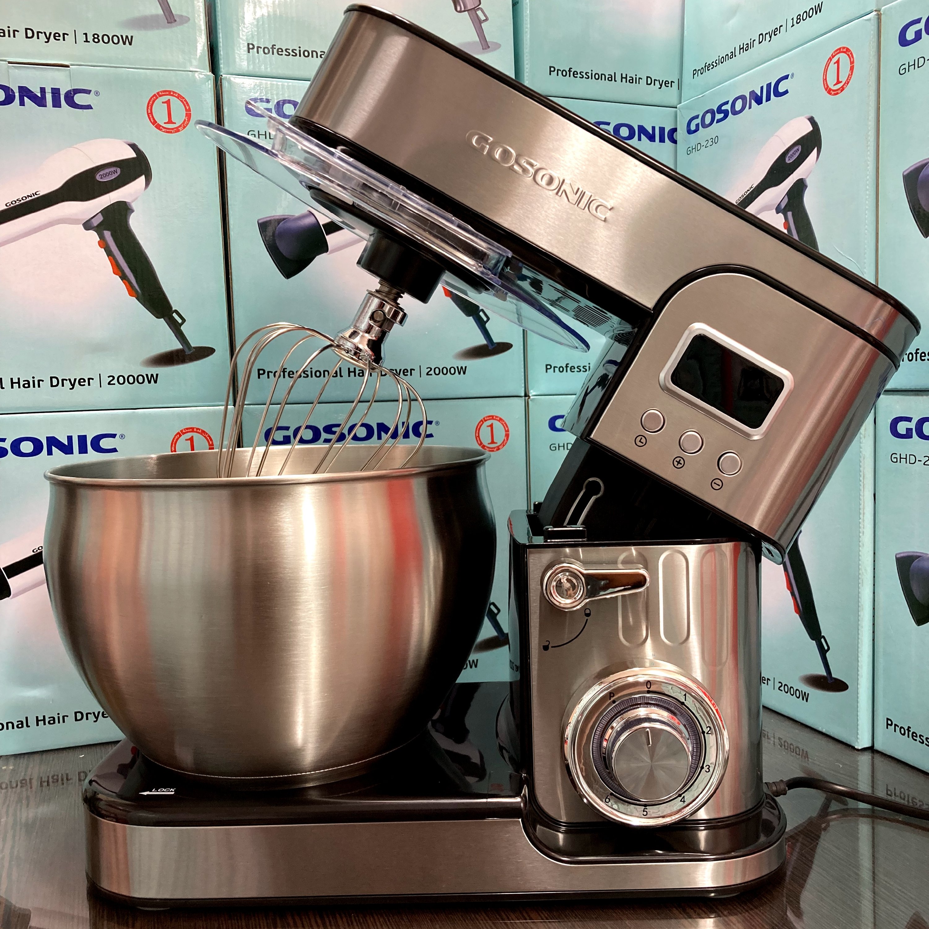 همزن 7 لیتری گاسونیک مدل 607 - 1300 وات