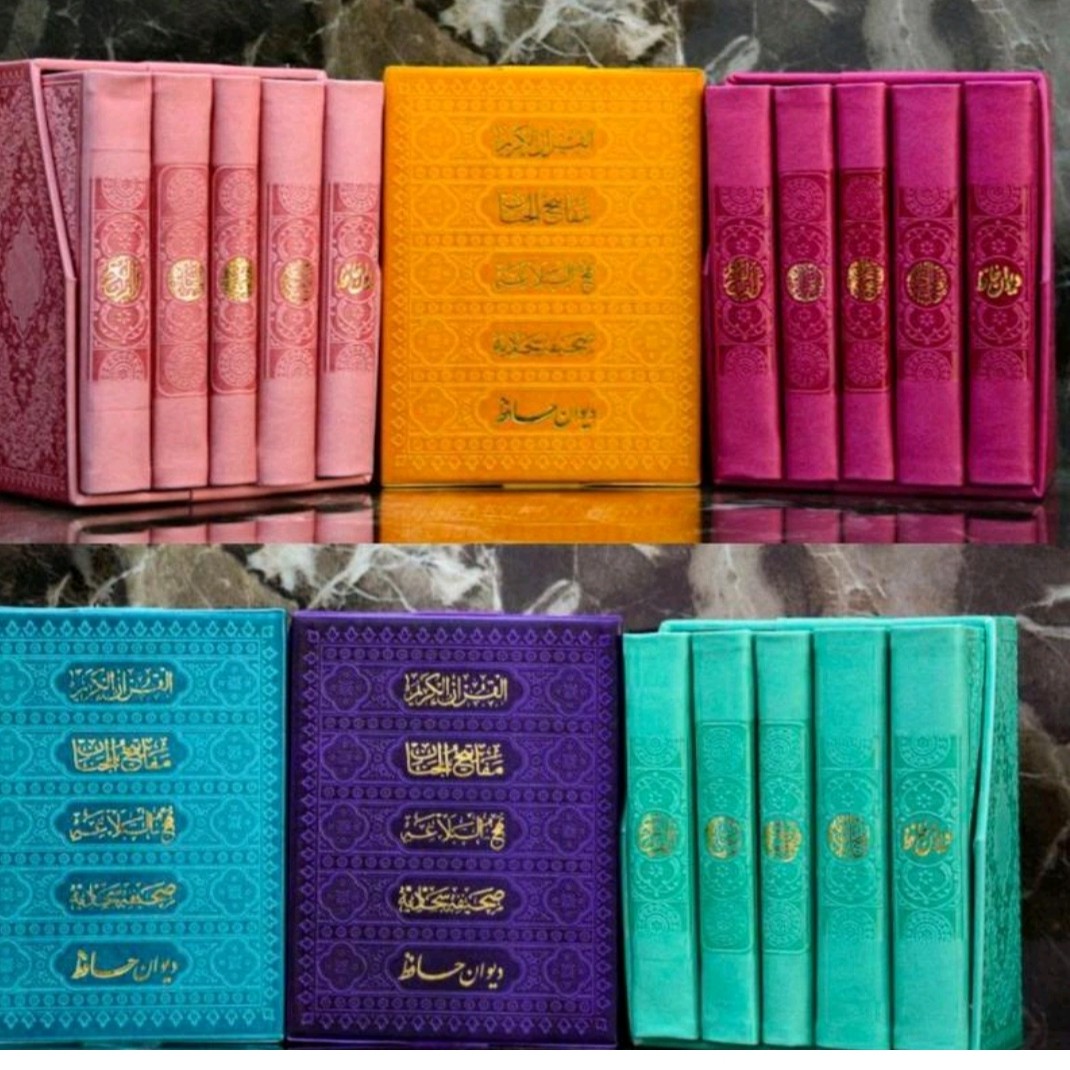 پک 5جلدی پالتویی رنگی