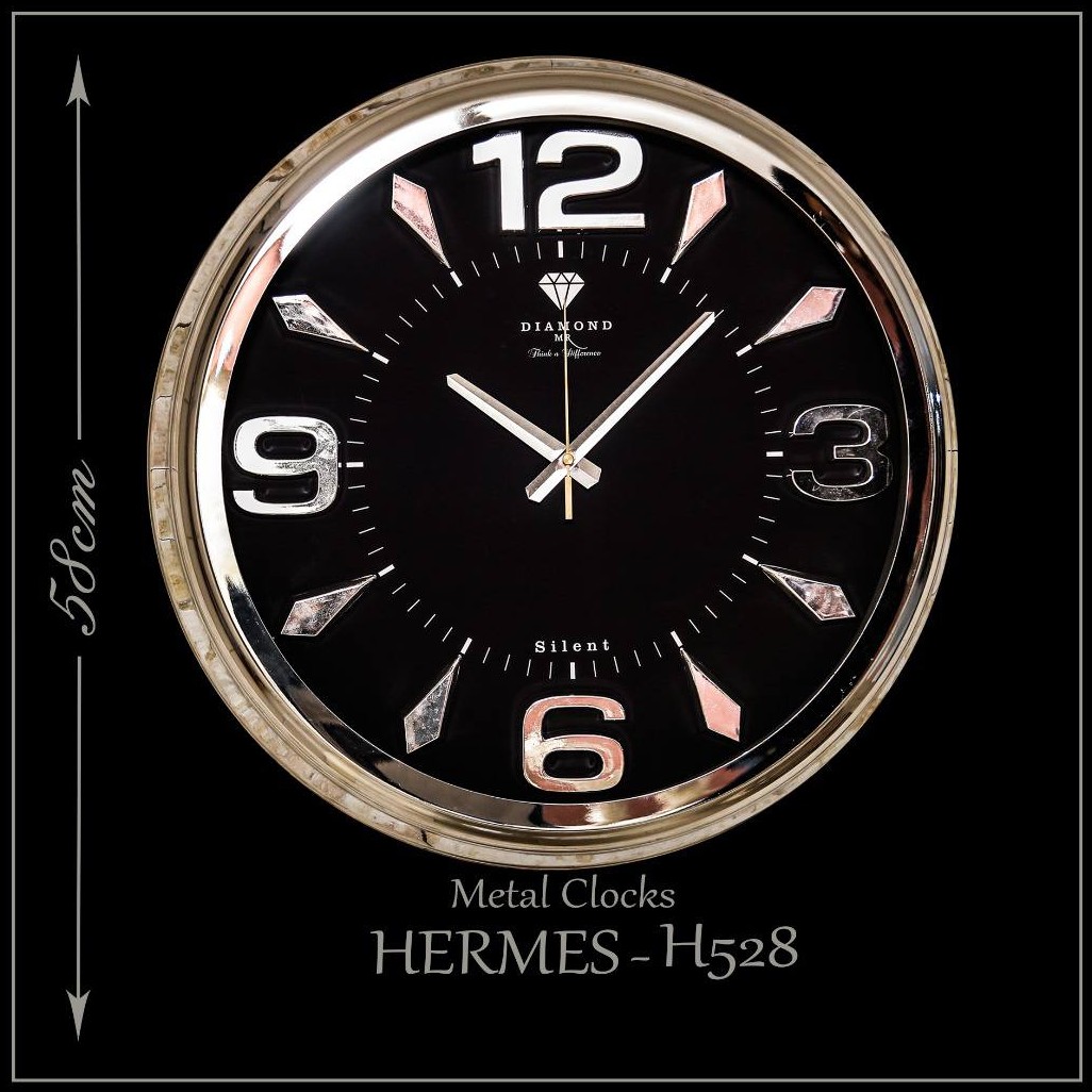 ساعت دیواری فلز .