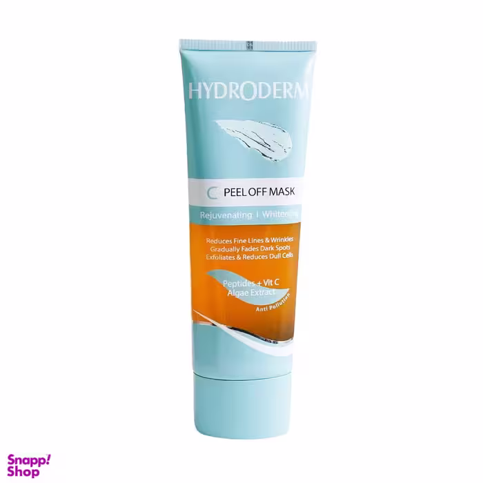 ماسک ورقه ای هیدرودرم (Hydroderm) حاوی پپتید و ویتامین C پایدار وزن 100 گرم