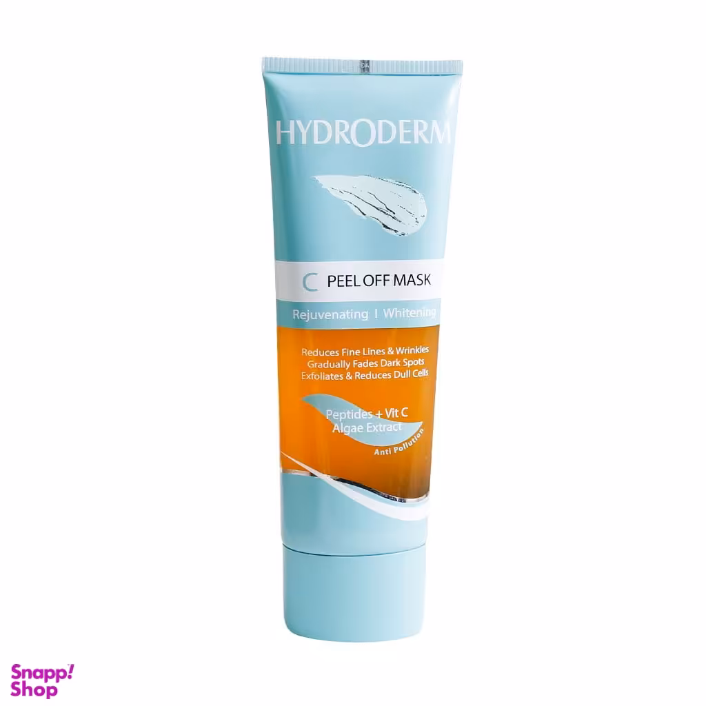 ماسک ورقه ای هیدرودرم (Hydroderm) حاوی پپتید و ویتامین C پایدار وزن 100 گرم