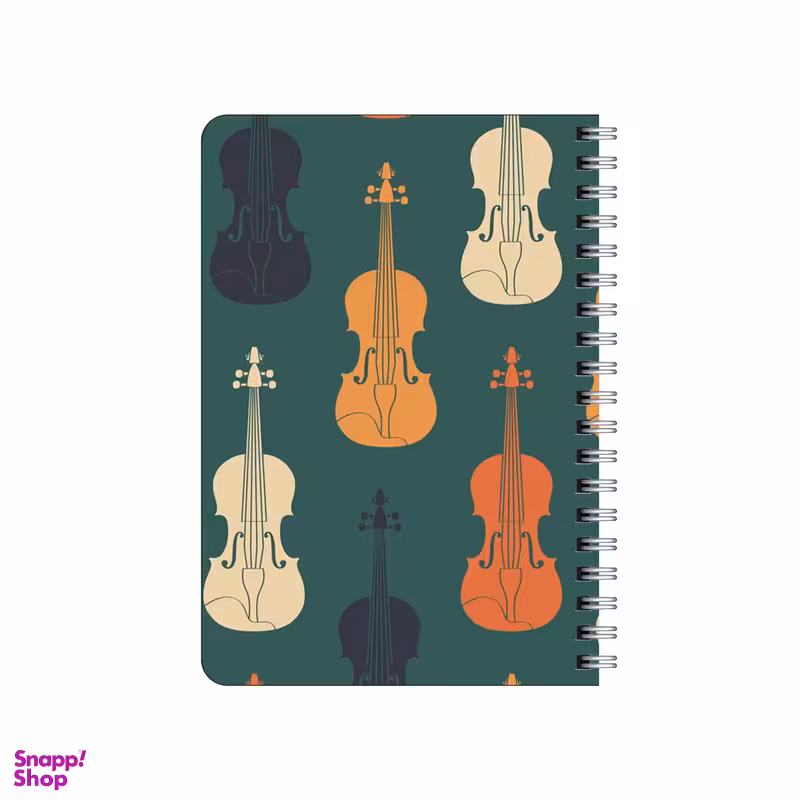 دفترچه یادداشت بامبیلیپ مدل ویولون و موسیقی کد 7490351