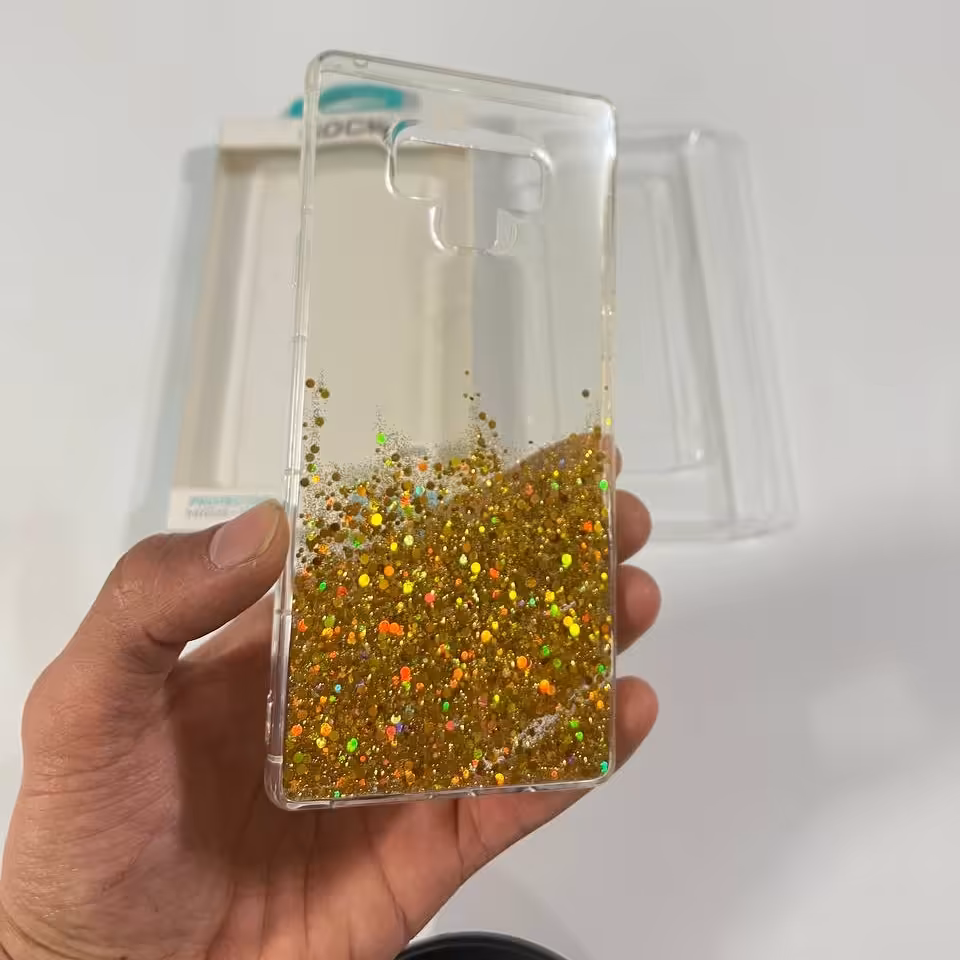 قاب گوشی سامسونگ note9 اکلیلی طلایی محکم