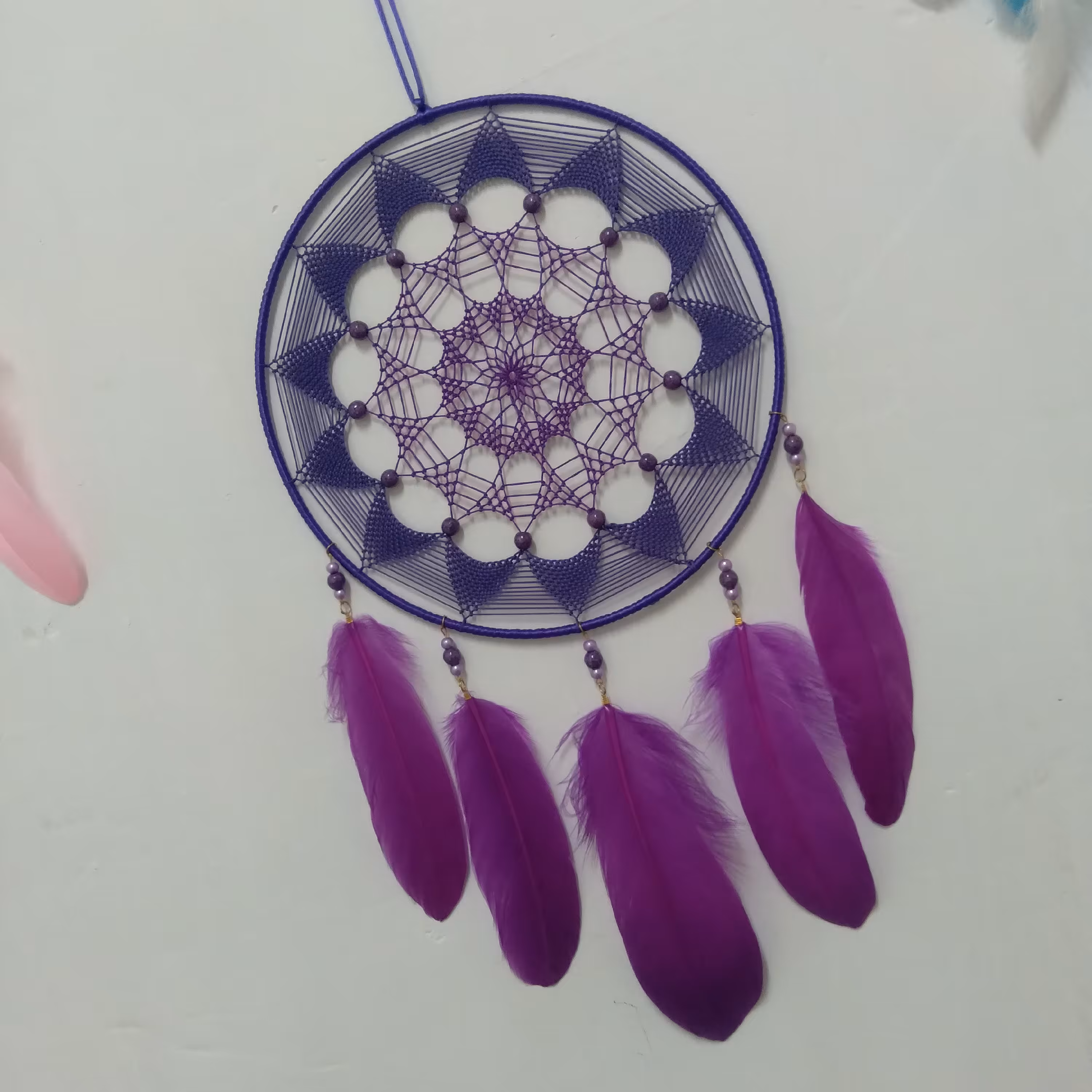 آویز منزل دریم کچر بزرگ بنفش ( ارسال رایگان)