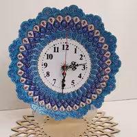 ساعت میناکاری سایز 30 سانت جنس مس قابل شستشو 