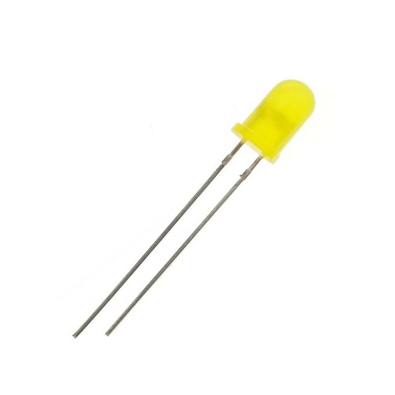 دیود ال ای دی زرد 5m بسته 10 عددی