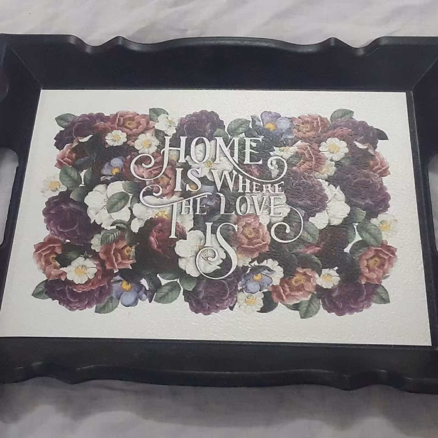 سینی مستطیل دسته دار