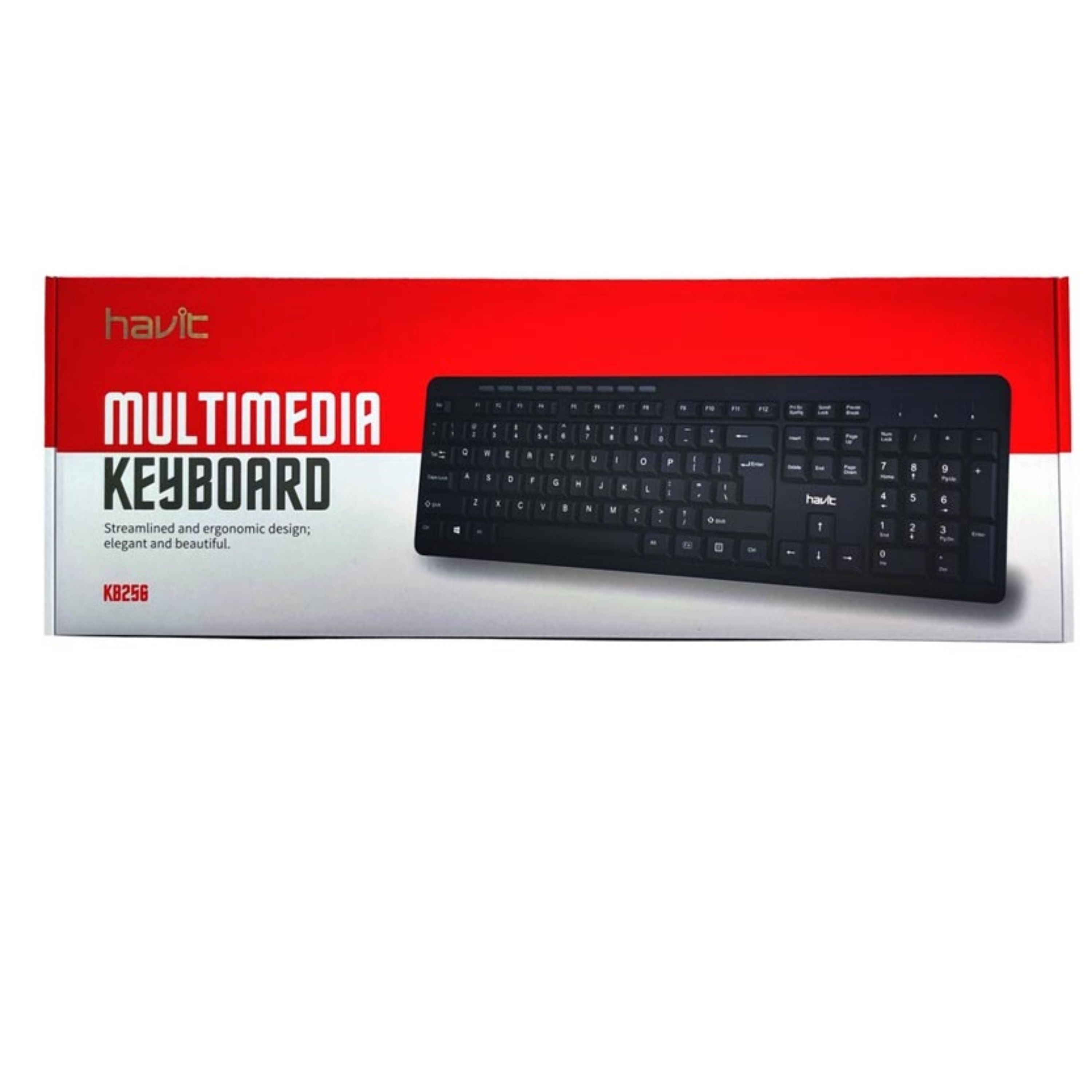 کیبورد Havit HV-KB256 با گارانتی 12 ماهه
