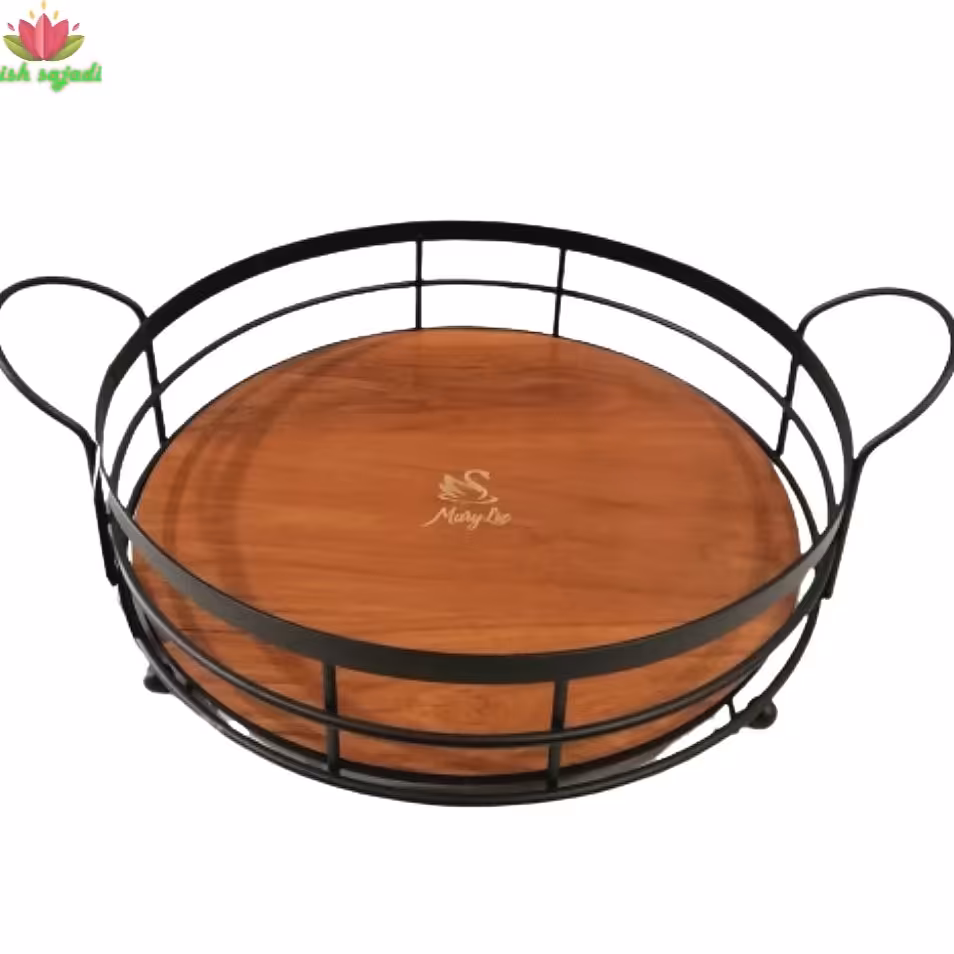 استند فلزی گرد کف چوب دور تسمه سایز 30 