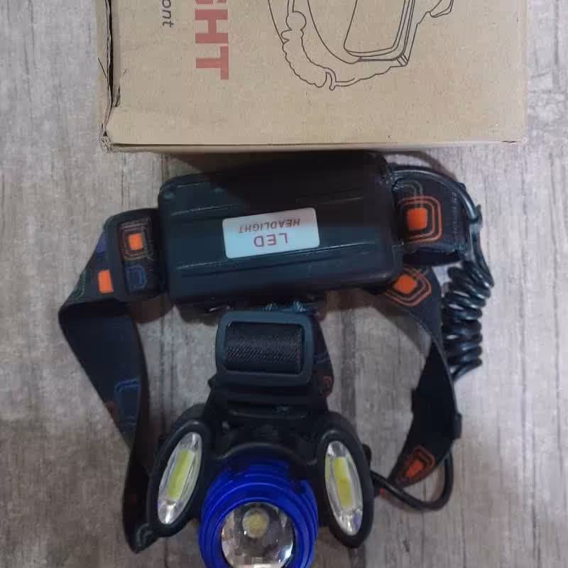 چراغ قوه پیشانی بند شارژی 