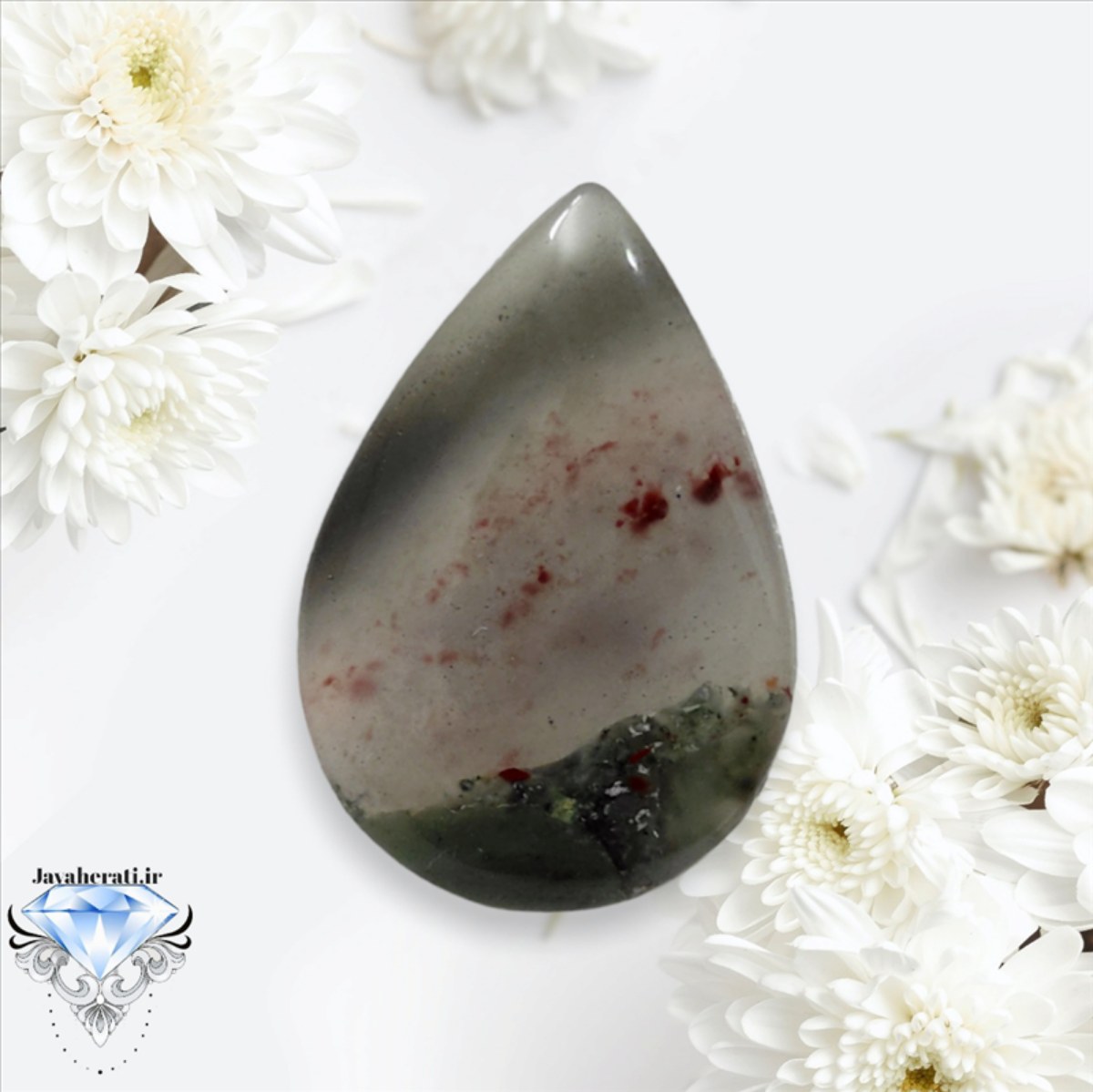 سنگ خون آفریقایی طبیعی و زیبا 