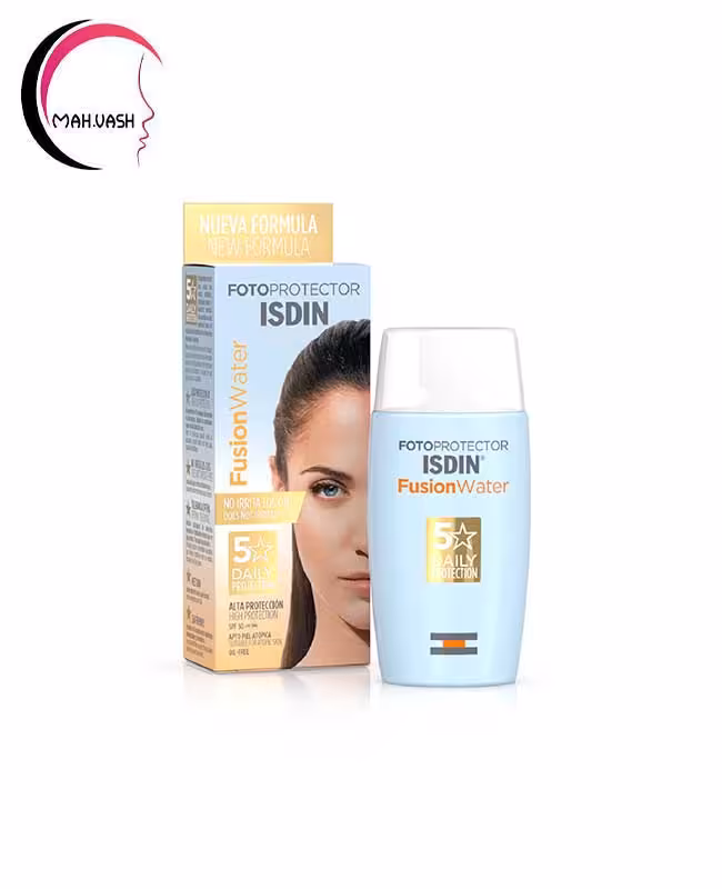ضد آفتاب بی رنگ فیوژن واتر ایزدین SPF 50