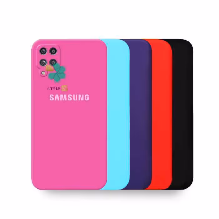 قاب گوشی سامسونگ Samsung Galaxy M42 5G مدل سیلیکونی محافظ لنز دار