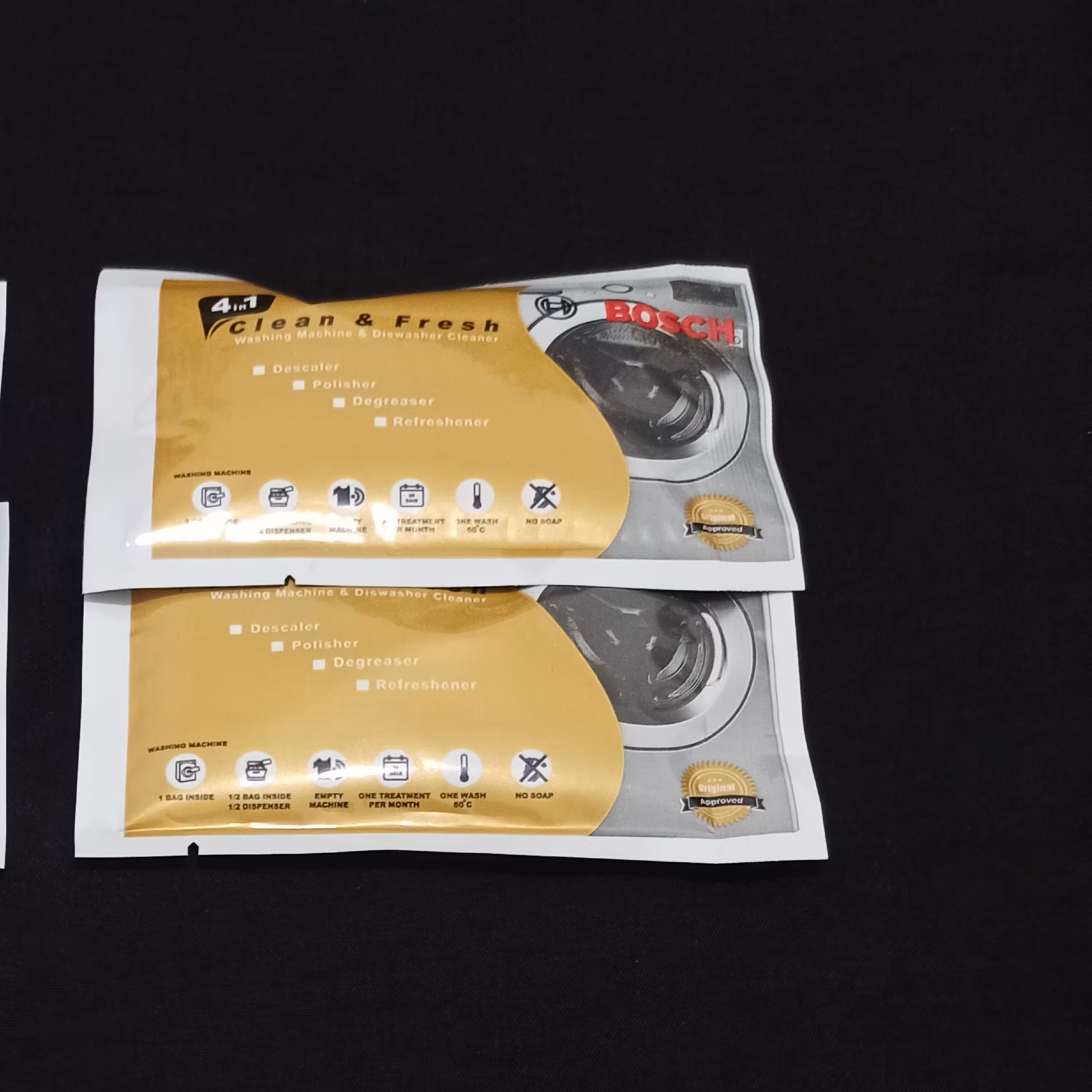 پودر جرمگیر لباسشویی و ظرفشویی2عددی(برند بوش)