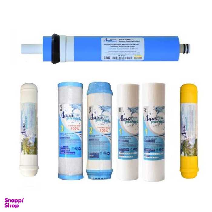 فیلتر دستگاه تصفیه آب آکوا پیورست مدل RO-NEW 007 بسته 7 عددی