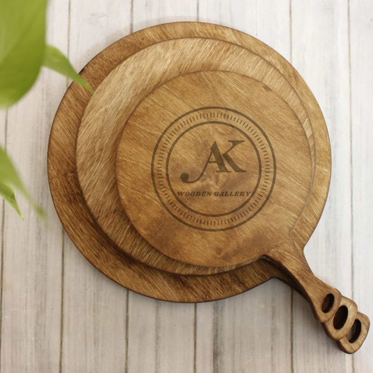 تخته سرو چوبی پیتزا  3عدد