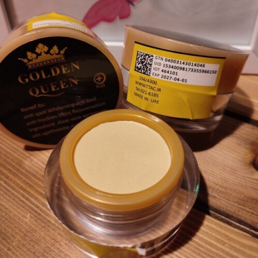 کرم ضد لک گلدن کویین پلاس اصلی Goldenqueen کلاژن ساز سفید کننده و ضد جوش و جوانساز ( ارسال رایگان )