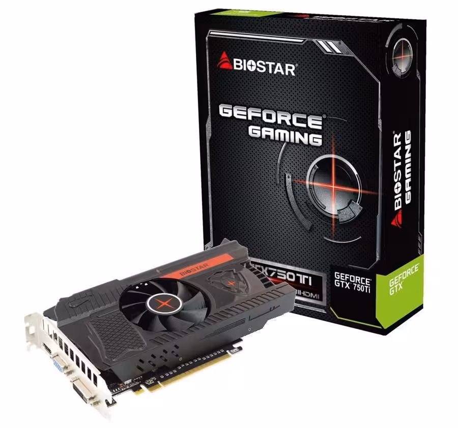 کارت گرافیک بایوستار مدل جی تی ایکس 750 تی آی با ظرفیت 4 گیگابایت