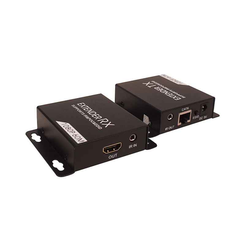 افزایش دهنده  طول HDMI بر روی کابل شبکه کی نت مدل K-EXHD0060 تا 60 متر