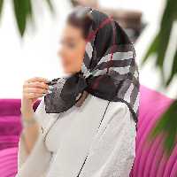 مینی اسکارف (باندانا) طرح چهارخونه  ارسال رایگان 