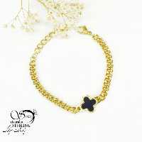 دستبند استیل کارتیر ونکلیف مشکی کد 5762