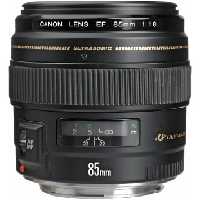 لنز دوربین عکاسی 85 میلیمتر کانن