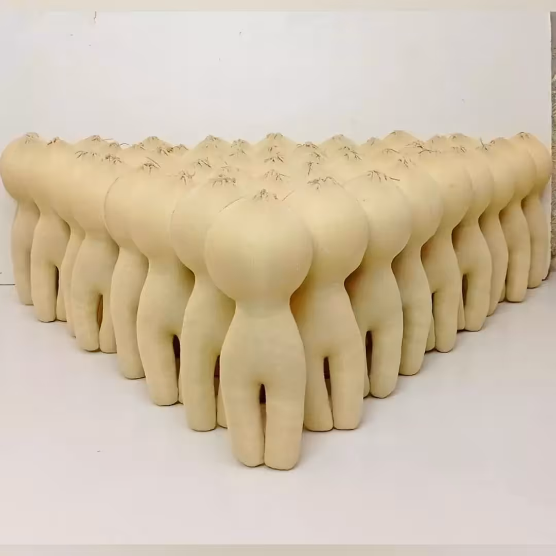 بدن عروسک روسی 20 سانتی پک 10 عددی