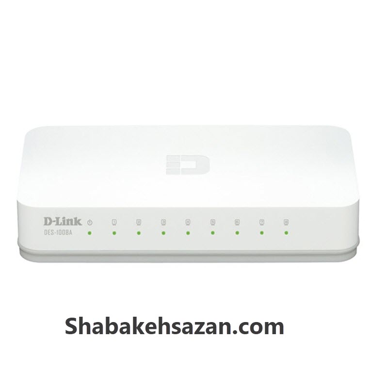 سوئیچ 8 پورت دی-لینک مدل DES-1008A