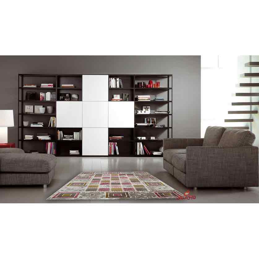 فرش ماشینی ساوین کد 1504 صورتی