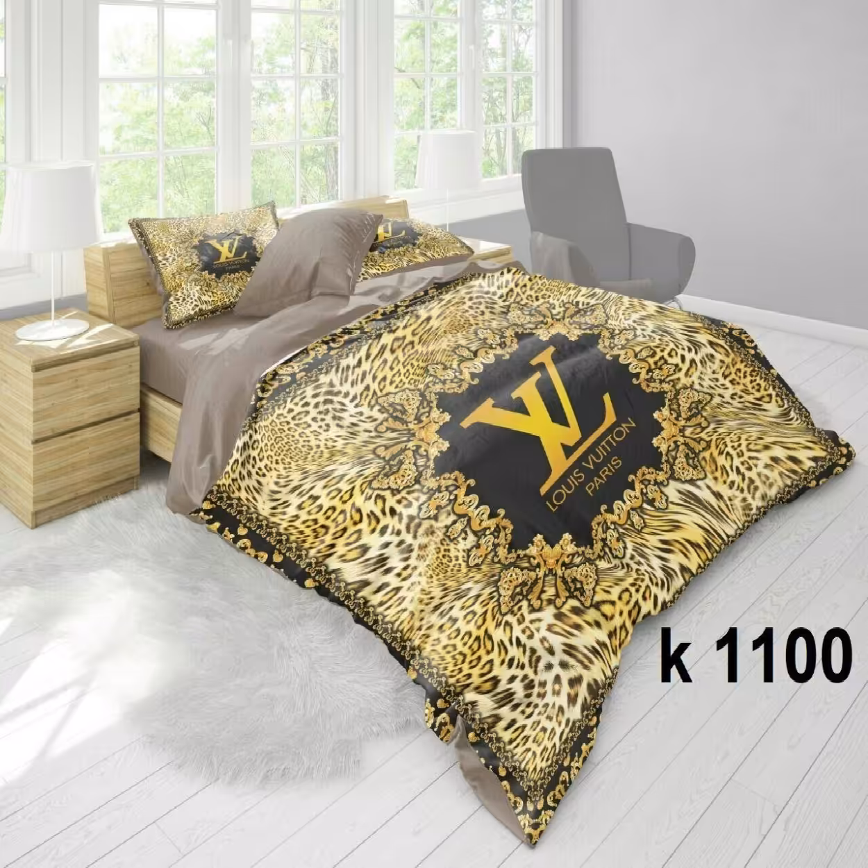 سرویس روتختی ترک إو turkev کد K-1100 دونفره 6 تکه