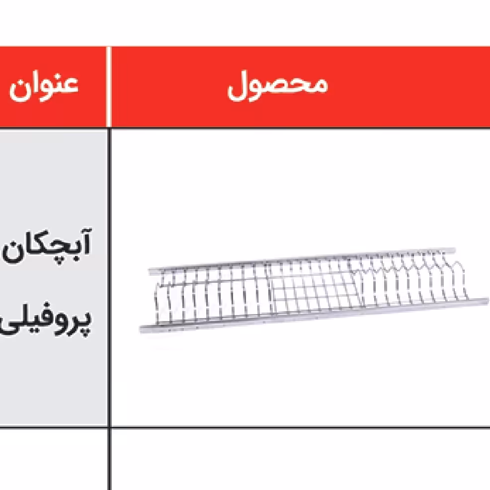 ابچکان پروفیلی ابکاری در 3 سایز