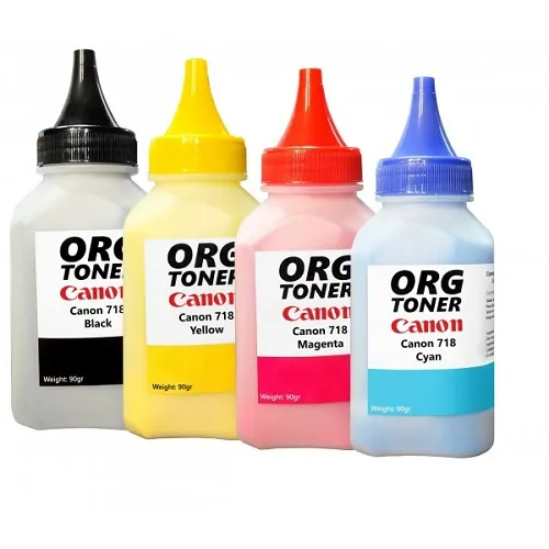 تونر شارژ 45g کارتریج کانن 718 سری کامل