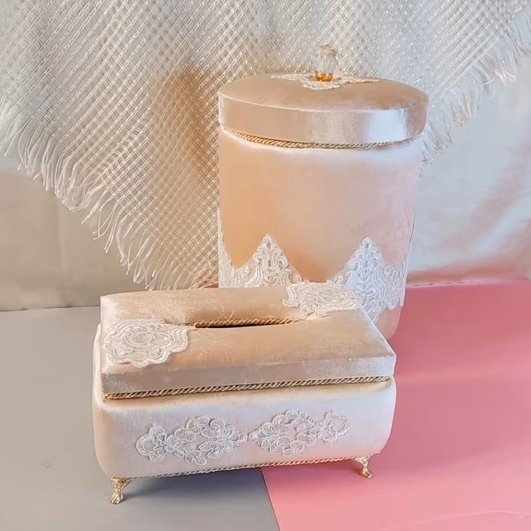 سطل و جادستمال مخملی