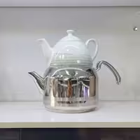 کتری و قوری کف چدن destiluxضمانتی 