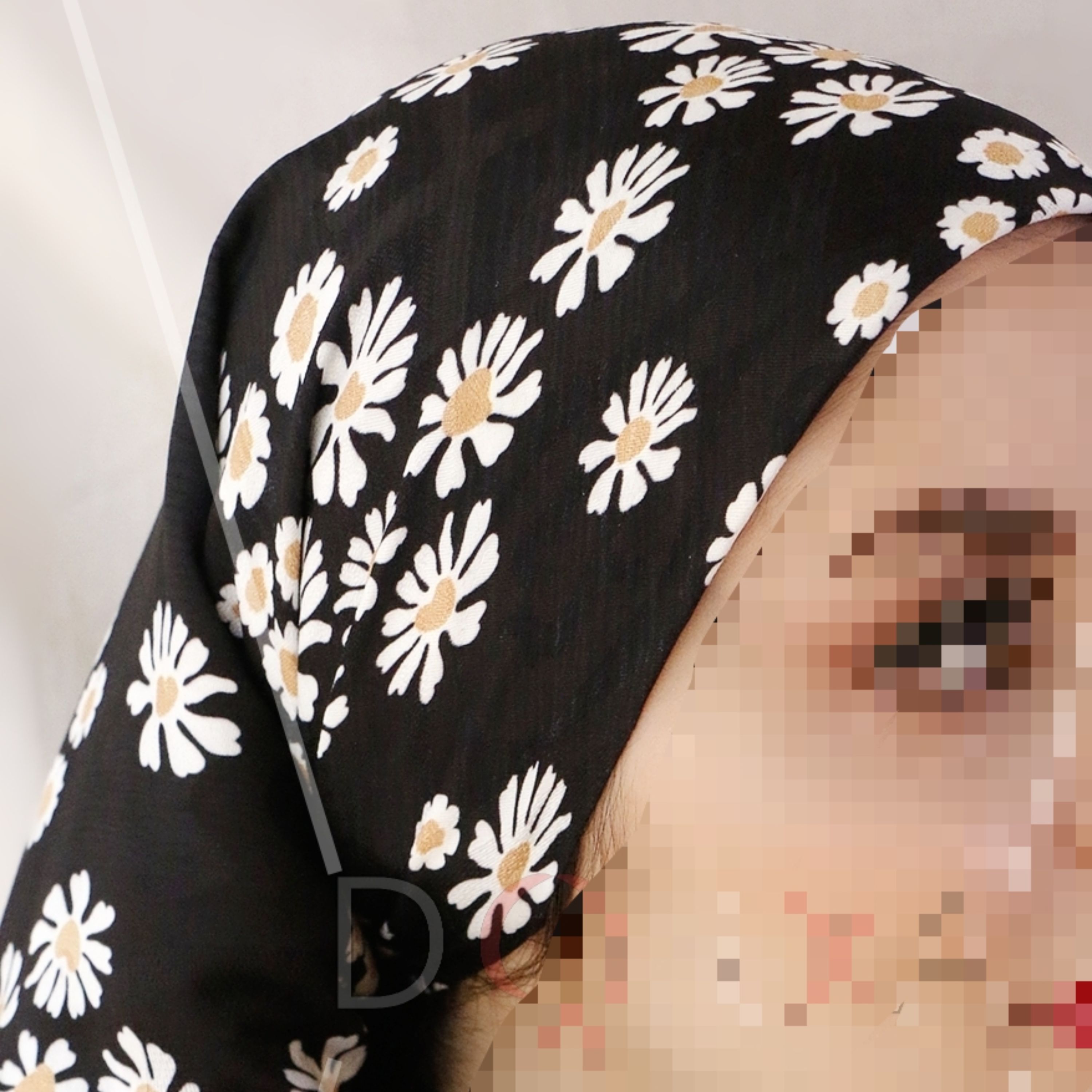 مینی اسکارف بابونه جذاب