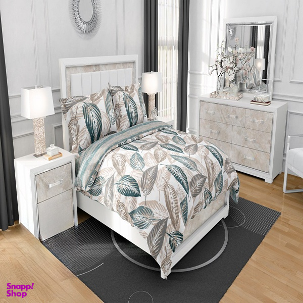 سرویس لحاف دو نفره 8 تکه کد 99800 سایز 180×200