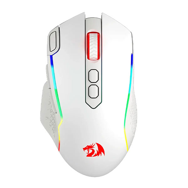 موس بیسیم مخصوص بازی ردراگون مدل TAIPAN PRO M810 PRO White RGB
