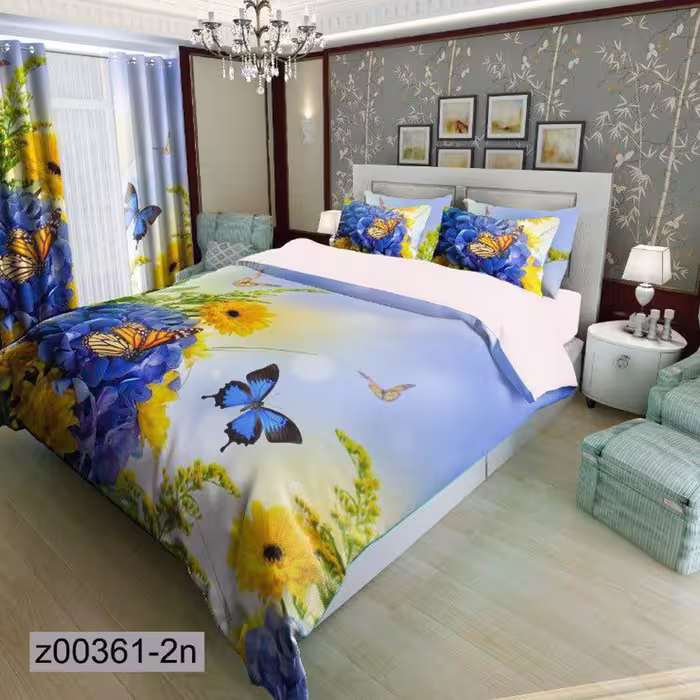 سرویس روتختی 2 نفره تنسل چاپی برندترک لند(Turk Land) z 361